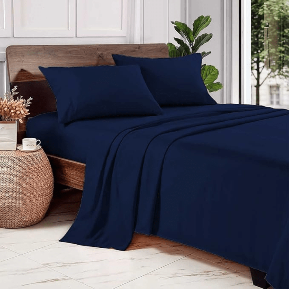 cotton_bed_sheet_nay_blue_main